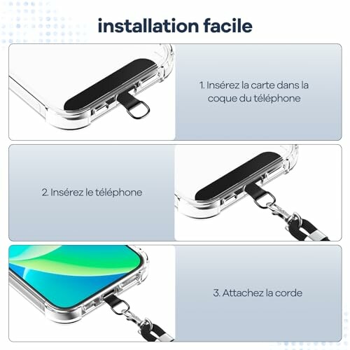 Cordon de téléphone portable Caslord pour un confort optimal.