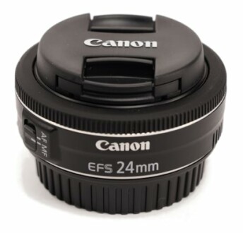 Objectif Canon EFS 24mm.