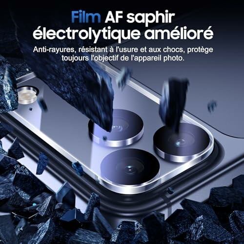 UniqueMe Protection Caméra iPhone 17 Pro Max