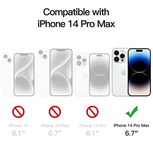 Compatibilité avec iPhone 14 Pro Max affichée.