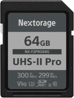 Carte SD 64GB Nextorage UHS-II Pro
